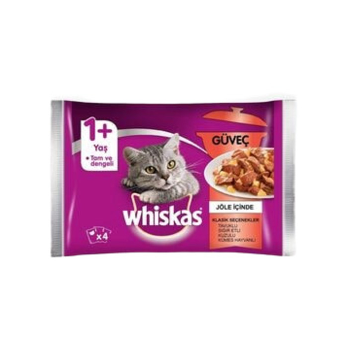 Whiskas güveç kedi konservesi
